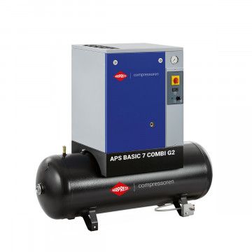 Kompresor vijčani APS 7 Basic G2 Combi 10 bar 7.5 KM/5.5 kW 690 l/min 200 l
