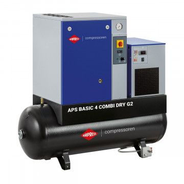Kompresor vijčani APS 4 Basic G2 Combi Dry 10 bar 4 KS/3 kW 366 l/min 200 l