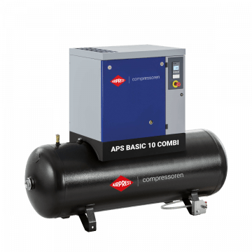 Kompresor vijčan APS 10 Basic Combi 10 bar 10 KM/7.5 kW 996 l/min 500 l