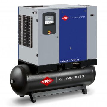 Kompresor vijčani EcoPower 30D Combi Dry 10 bar 30 KM/22 kW 3294 l/min 500 l