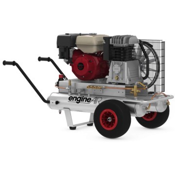 Kompresor benzinski dvocilindrični BM 17+17/550 (Honda GX270) 10 bar 8.4 KS/6.3 kW 403 l/min 2x17 l