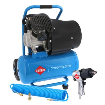 Kompresor dvotlačni HL 425-24 + set pneumatskog ključa i pribora