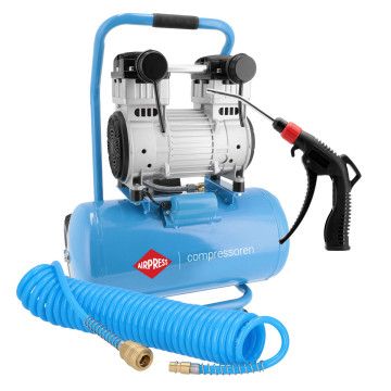 Tih kompresor LMO 25-250 + set sa pištoljem za ispuhivanje i pneumatskom cijevi