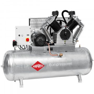 Kompresor G 2500-500 SD Pro 11 bar 20 KM/15 kW 400V 1420 l/min 500 l pocinčani - spoj star-tribina
