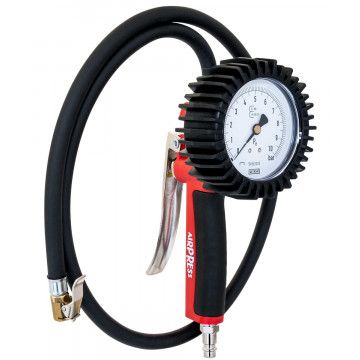 Profesionalni pištolj za pumpanje s manometrom i crijevom od 1 m