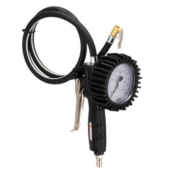 Profesionalna pištolj za pumpanje sa manometrom 12 bar i crevom 90 cm