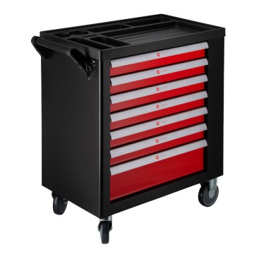 Kompaktna kolica s alatom 250 elemenata 7 fioka