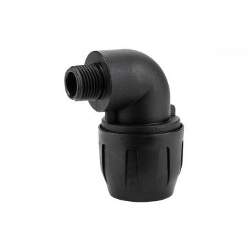 Priključak za cijevi 90 st 20 mm x 1/2" polimerni