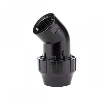 Spojnica za cijevi 45 stepeni 20 mm GW 1/2" aluminijska